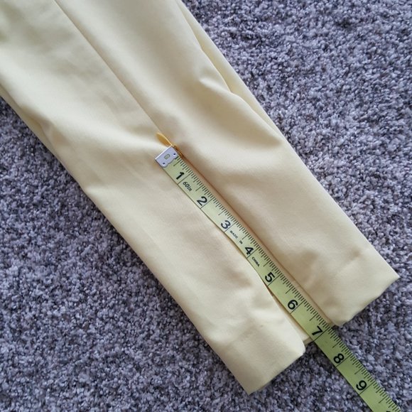 Natali Bolgar Ukrainian Designer High Waisted Skinny Suit Pants XS Zippers - Picture 8 of 11